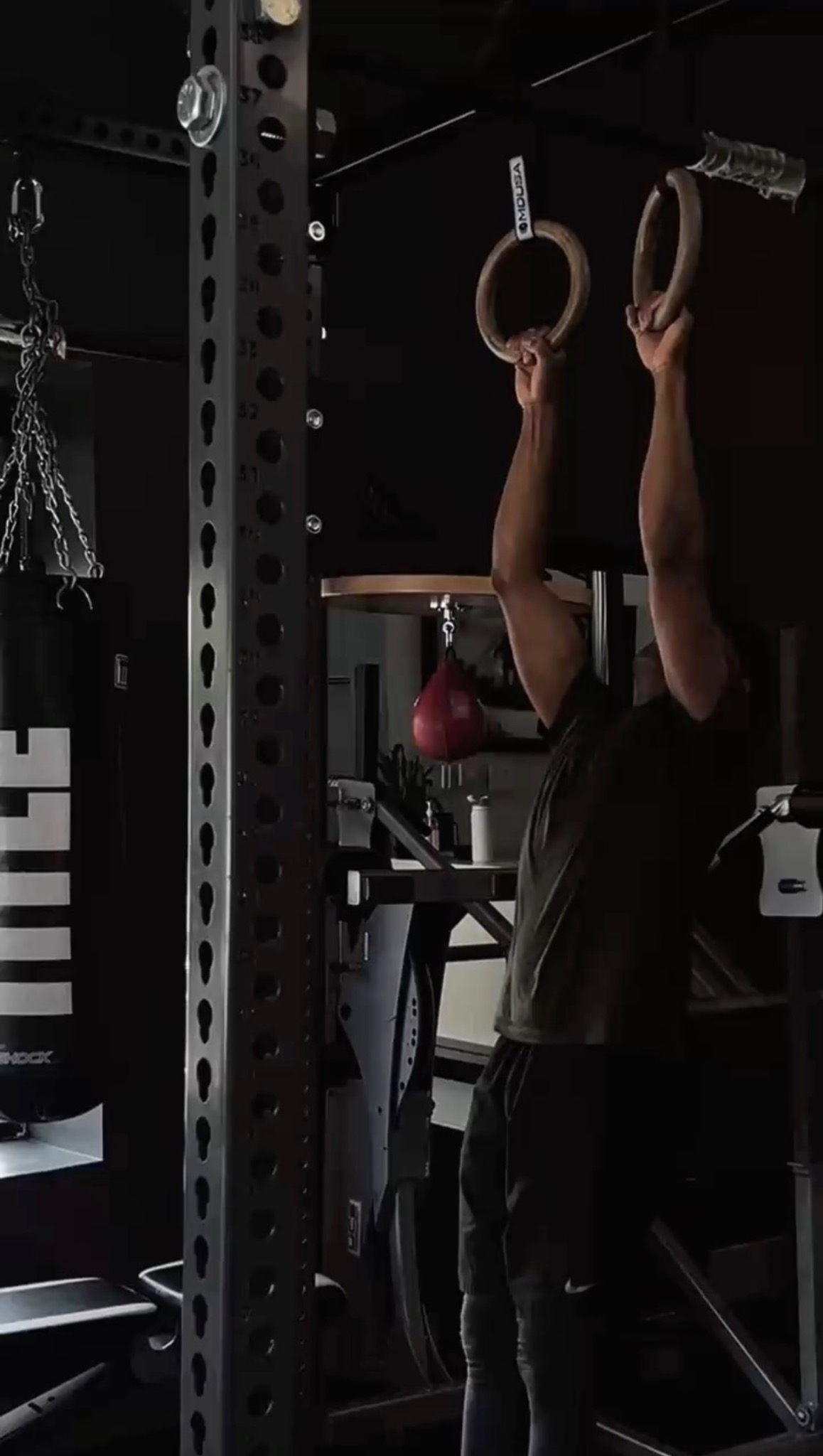 Coach Chris training a client